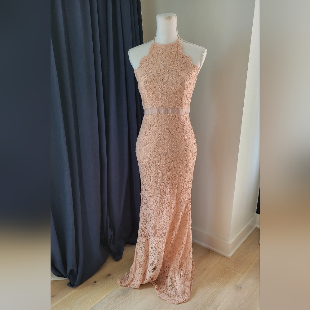 MANIJU | Blush Floral Dress